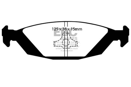 DP635 - Sada brzdových destiček Série ULTIMAX2 EBC Brakes