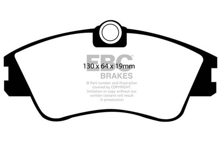 DP1030 - Sada brzdových destiček Série ULTIMAX2 EBC Brakes