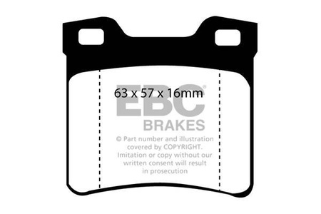 DP1048 - Sada brzdových destiček Série ULTIMAX2 EBC Brakes