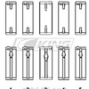Obal hlavního ložiska King TOYOTA 3SGTE, 16V 2.0L - MB5554XP0.5