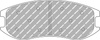 Přední brzdová destička Ferodo Racing DS3.12 FRP3160GB RENAULT Clio III IV