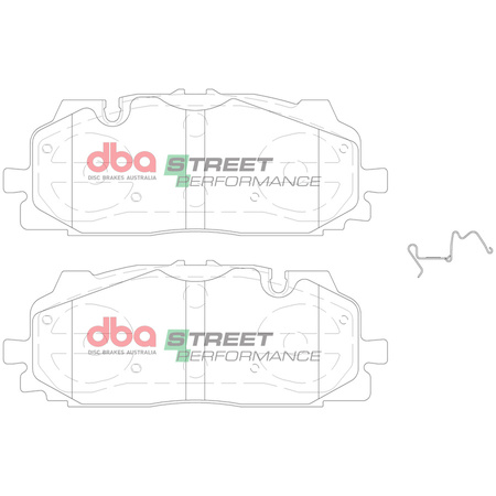 Přední brzdové destičky DBA Brake Pads Street Performance Hawk HB865x.620 - DB15030SP AUDI A6 quattro Avant C8 A7 4G9 A8 D5 Q7 4M Q8 RS4 B9 RS5 RSQ3 F3 S4 S5 SQ5 8Y VOLKSWAGEN Touareg 3rd Gen