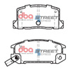Zadní brzdové destičky DBA Brake Pads Street Series Ceramic - DB1260SS TOYOTA MR2 Mk2 SW20 Mk3