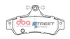 Zadní DBA brzdové destičky Street Series Ceramic - DB1779SS
