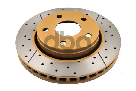 Přední brzdový kotouč DBA Street Series - X-GOLD - DBA2536X JEEP Wrangler JK