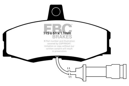 DP455 - Sada brzdových destiček Série ULTIMAX2 EBC Brakes
