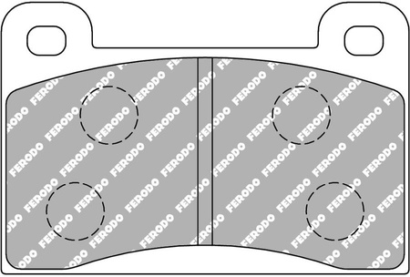 Přední brzdová destička Ferodo Racing DS2500 FCP461H SKODA 130 Estelle 135 TATRA T613 T700 WARTBURG 311 353 353