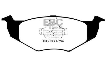 DP1064 - Sada brzdových destiček Série ULTIMAX2 EBC Brakes