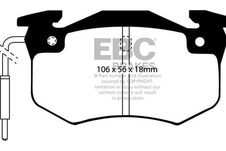 DP458 - Sada brzdových destiček Série ULTIMAX2 EBC Brakes