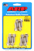 Sady čepů pro záhlaví ARP 434-1101 SBC GENIII/LS 1/4 FLANGE SS HEX HEADER BOLT KIT Chevrolet LS Gen III IV