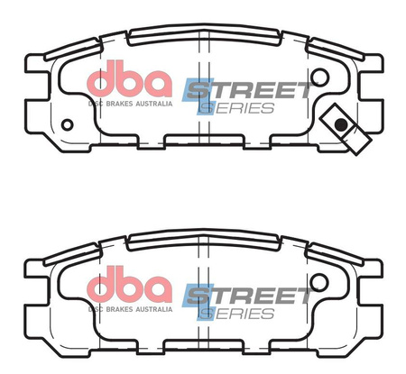 Zadní brzdové destičky DBA Brake Pads Street Series Ceramic - DB1186SS SUBARU Impreza Sport Legacy BC5 BC7 BD5 BD7 BD9 BF5 BF7 BG5 BG7 BG9 - Not UK Outback SVX