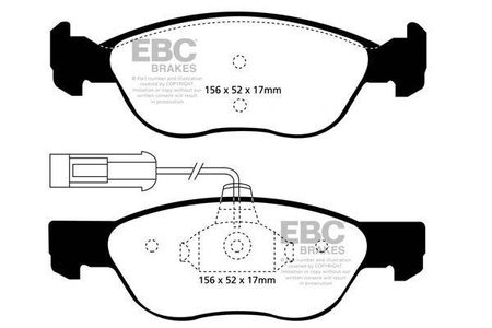 DP1060/2 - Sada brzdových destiček Série ULTIMAX2 EBC Brakes