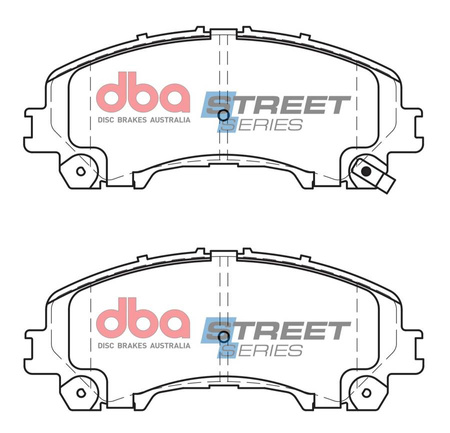 Přední brzdové destičky DBA Brake Pads Street Series Ceramic - DB2341SS CHEVROLET Thailand Colorado HOLDEN INFINITI Q50 Sport Q60 Coupe NISSAN X-Trail 7 Seat RENAULT Koleos 2