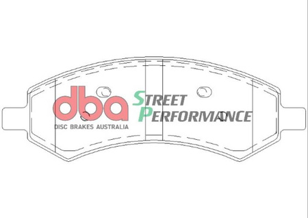 Přední brzdové destičky DBA Brake Pads Street Performance Hawk HB559x.695 - DB7991SP DODGE USA Durango Ram Pick-Up 1500 2WD 4WD TRUCKS 1500