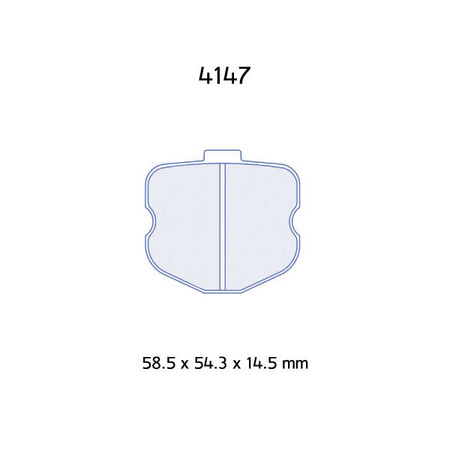 Brzdové destičky Carbone Lorraine RC8 - Chevrolet Corvette C6 Z06 (04-10)