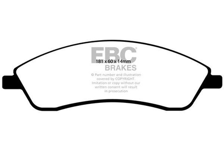 DP1692 - Sada brzdových destiček Série ULTIMAX2 EBC Brakes