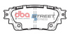 Zadní DBA brzdové destičky Street Series Ceramic - DB15049SS