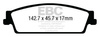 DPX3022 - Sada brzdových destiček Série ULTIMAX2 EBC Brakes