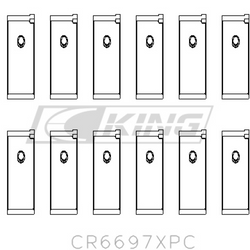 Obal ložiska ojnice King NISSAN RB25DET, RB26DETT - CR6697XPC STDX