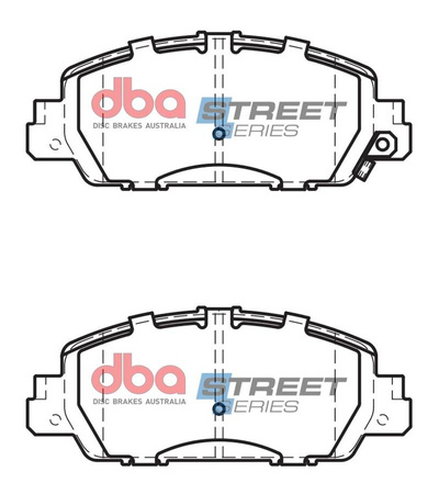Přední brzdové destičky DBA Brake Pads Street Series Ceramic - DB2304SS HONDA HR-V RU