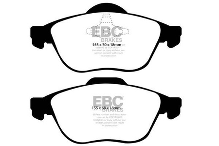 DP41353R - Sada brzdových destiček Série YELLOWSTUFF EBC Brakes