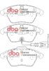 Přední brzdové destičky DBA Brake Pads Xtreme Performance ECE R90 certified Hawk HB543x.760 - DB1849XP AUDI A1 8X A3 8P Cabriolet quattro Q3 8U TT 8J SEAT Alhambra 7N Altea Freetrack Ibiza 6J 6P Leon 1P Toledo SKODA Fabia 5J NJ Octavia 1Z Rapid Spaceback
