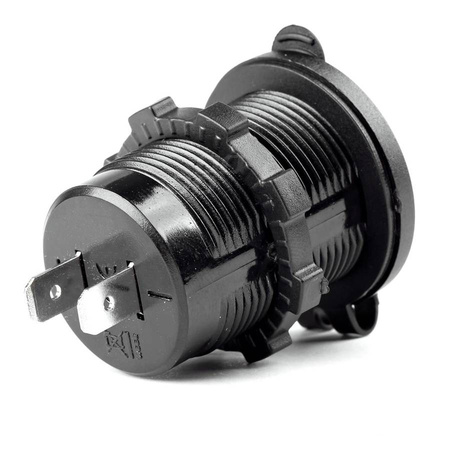 Vodotěsná nabíječka s 2xUSB 12/24V zásuvkami