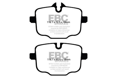 DP32089C - Sada brzdových destiček Série REDSTUFF EBC Brakes
