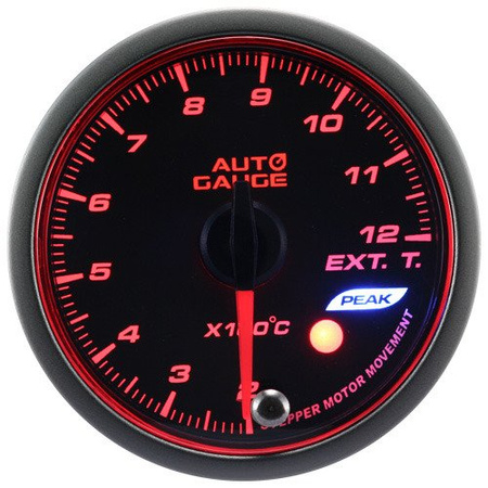 Indikátor Auto Gauge teplota EGT výfukových plynů - SMOKE PW