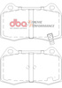 Přední brzdové destičky DBA Brake Pads Xtreme Performance ECE R90 certified Hawk HB545x.564 - DB1520XP HONDA Integra Not UK DC5 NISSAN 350Z Skyline V35 V35 Stagea C34