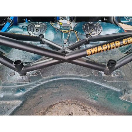 Rozpěrná tyč BMW E46 - Zadní 6bodový X-BRACE