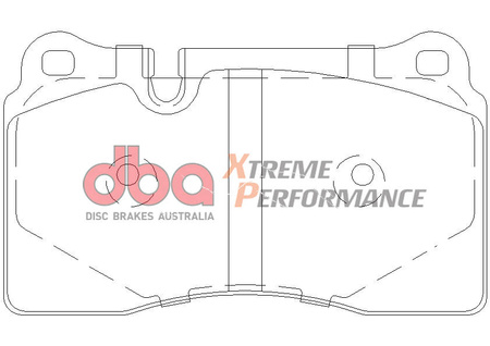 Zadní brzdové destičky DBA Brake Pads Xtreme Performance ECE R90 certified Hawk HB632x.586 - DB2228XP AC MK VI ASTON MARTIN DB9 Vantage BMW ALPINA B10 E39 FERRARI 612 RENAULT Megane Coupe Mk3 RS Trophy VOLKSWAGEN Touareg 1st Gen 2nd CHEVROLET Camaro 5th