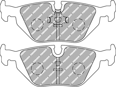 Zadní brzdová destička Ferodo Racing DS2500 FCP850H BMW 3 E36 Compact 5 E39 Touring Z1 Z3 Z3 Coupe Roadster CITROEN Evasion Synergie FIAT Scudo Ulysse LANCIA Zeta PEUGEOT 806,