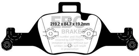 DP32289C - Sada brzdových destiček Série REDSTUFF EBC Brakes