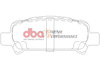 Zadní brzdové destičky DBA Brake Pads Xtreme Performance ECE R90 certified Hawk HB434x.543 - DB1379XP SUBARU Forester SF5 SG5 Impreza Sport Legacy BE5 BH5 Outback