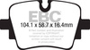 DP32190C - Sada brzdových destiček Série REDSTUFF EBC Brakes