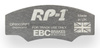 DP8003RP1 - Sada závodních brzdových destiček Série RP-1 Racing EBC Brakes