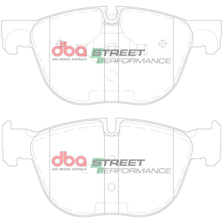 Přední brzdové destičky DBA Brake Pads Street Performance Hawk HB708x.738 - DB2006SP BMW X4 F26 X5 E70 F15 X6 E71 F16
