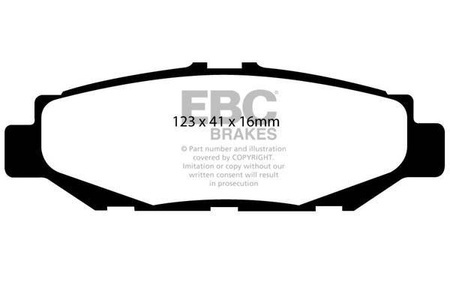 DP4848R - Sada brzdových destiček Série YELLOWSTUFF EBC Brakes