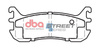 Zadní brzdové destičky DBA Brake Pads Street Series Ceramic - DB1291SS MAZDA 323 Lantis MX5 Mk1 NA Mk2 NB
