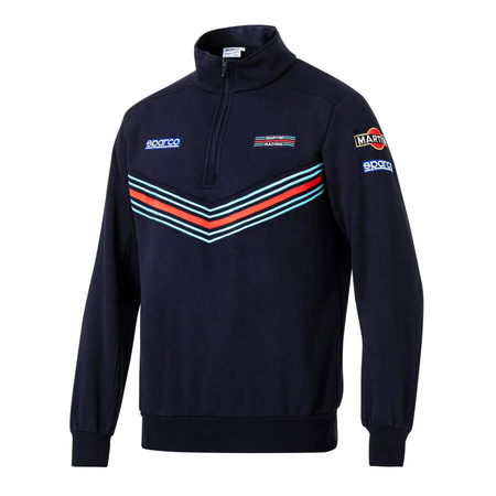 Sparco MARTINI RACING Mikina s polovičním zipem