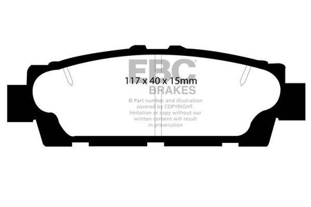 DP875 - Sada brzdových destiček Série ULTIMAX2 EBC Brakes
