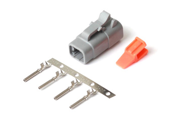 Haltech Zástrčka a kolíky pouze samec Deutsch DTM-4 Conn (7,5 A) - HT-031002