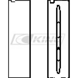 Obal hlavního ložiska King VW/LAMBO V8/V10 R8/RS6/HURACAN (1x) - MB1322XPC0.25