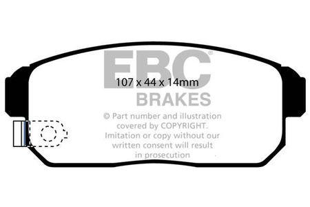 DP51691NDX - Sada brzdových destiček Série BLUESTUFF NDX EBC Brakes