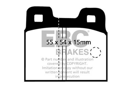 DP218 - Sada brzdových destiček Série ULTIMAX2 EBC Brakes