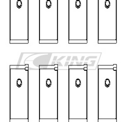Obal ložiska ojnice King NISSAN SR20DE - CR4136XPC0.25