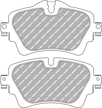 Přední brzdová destička Ferodo Racing DS2500 FCP4945H BMW 2 Active Tourer F45 Van Gran F46 X1 F48 X2 F39 MINI F55 F56 CLUBMAN F54 Convertible F57 COUNTRYMAN F60,